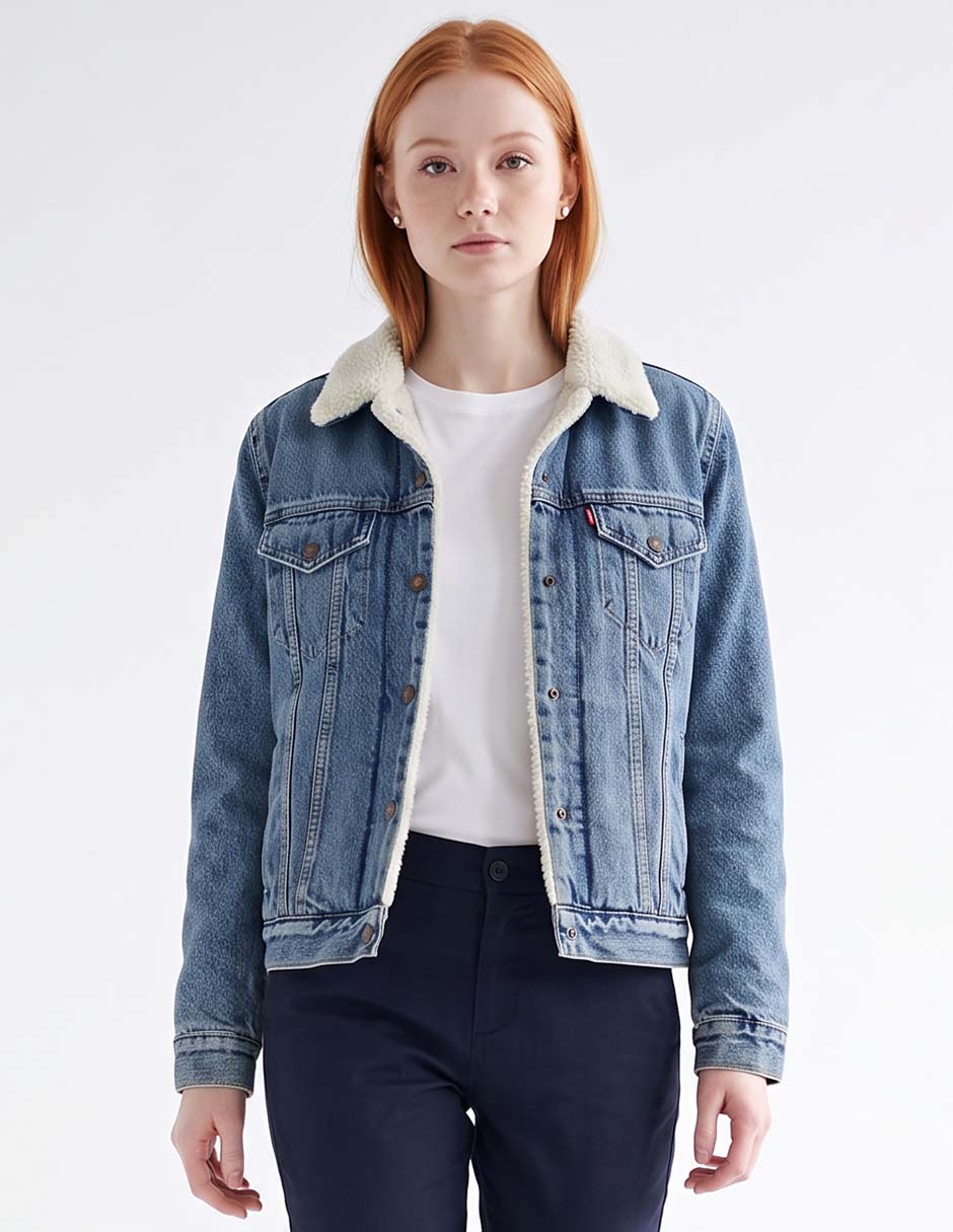 Chamarra Levi's de algodón para mujer Chamarra Levi's de algodón para mujer