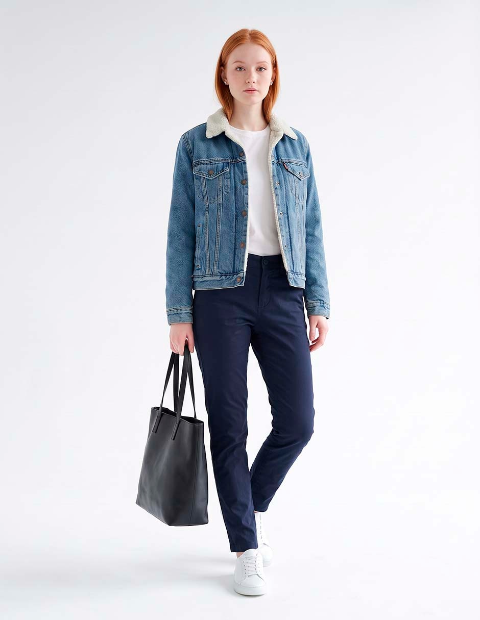 Chamarra Levi's de algodón para mujer 4