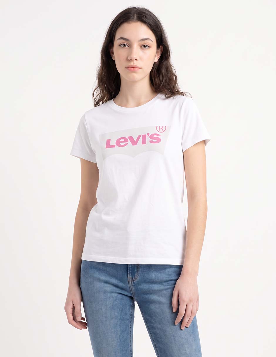 Playera manga corta cuello redondo para mujer Playera manga corta cuello redondo para mujer
