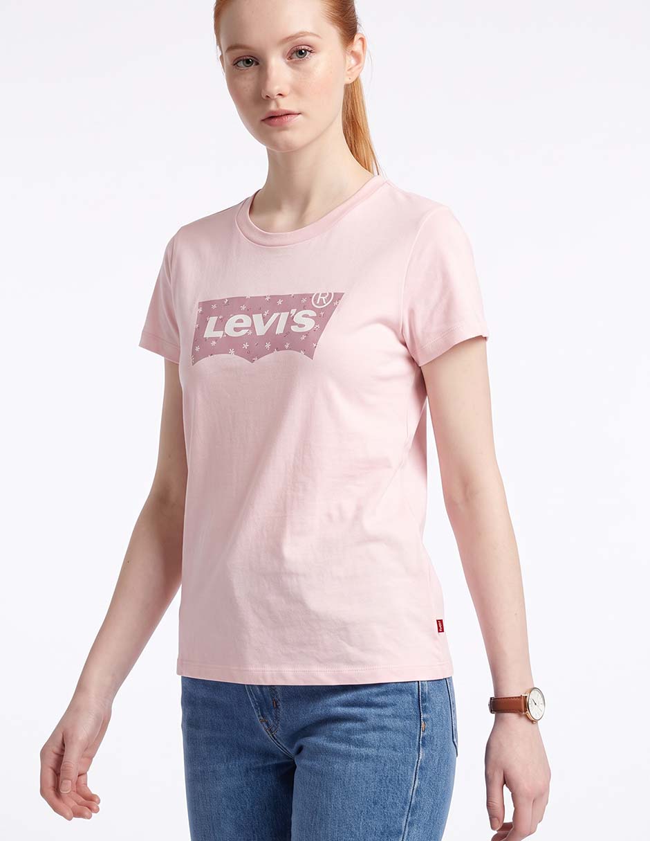 Playera manga corta cuello redondo para mujer Playera manga corta cuello redondo para mujer