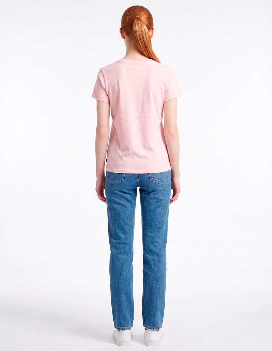 Playera manga corta cuello redondo para mujer 2