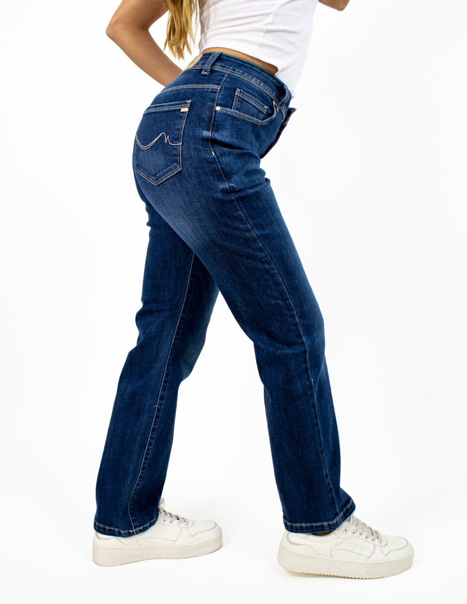 Jeans straight para mujer 3