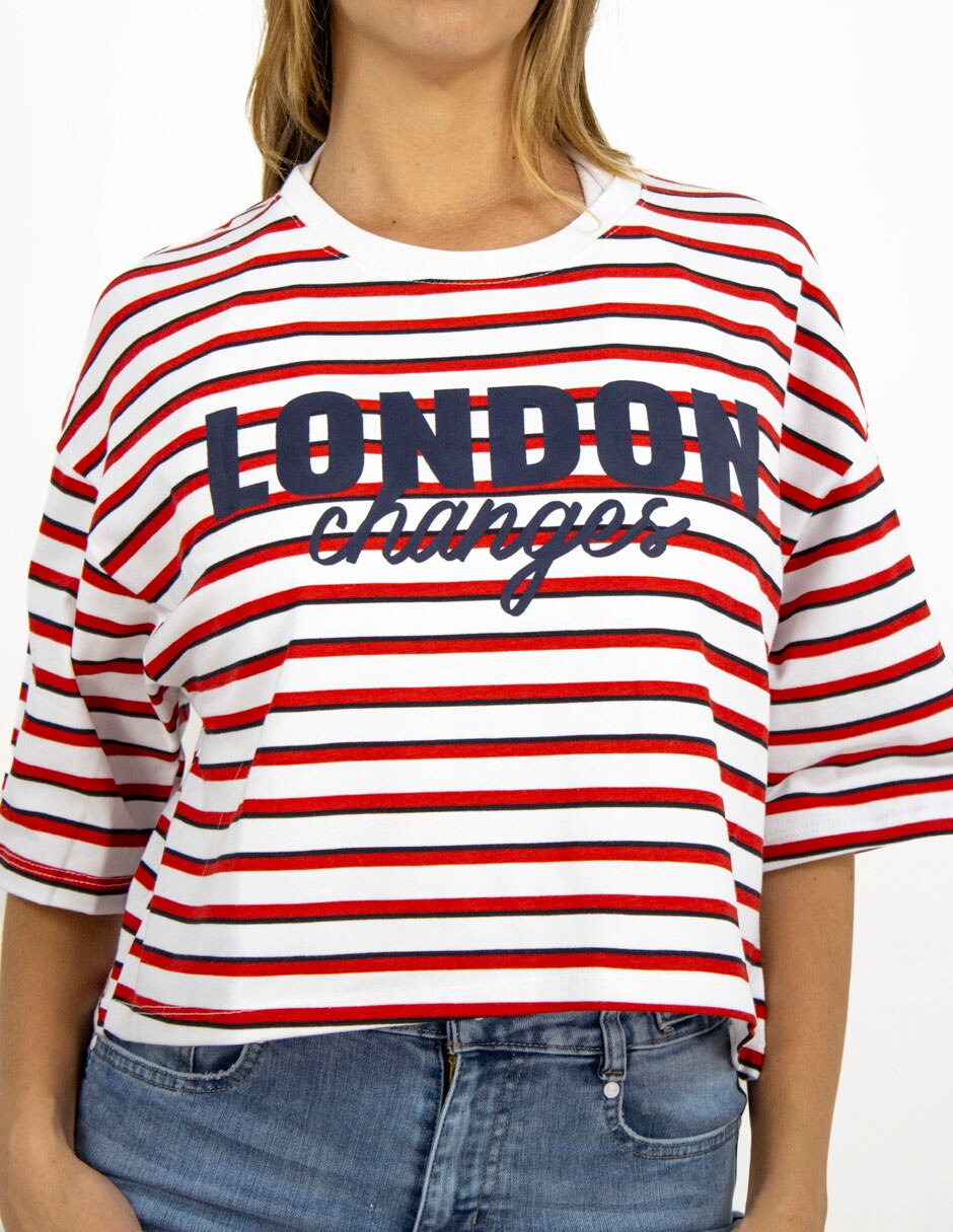 PLAYERA manga 3/4 SAILORMC cuello Redondo para mujer 3