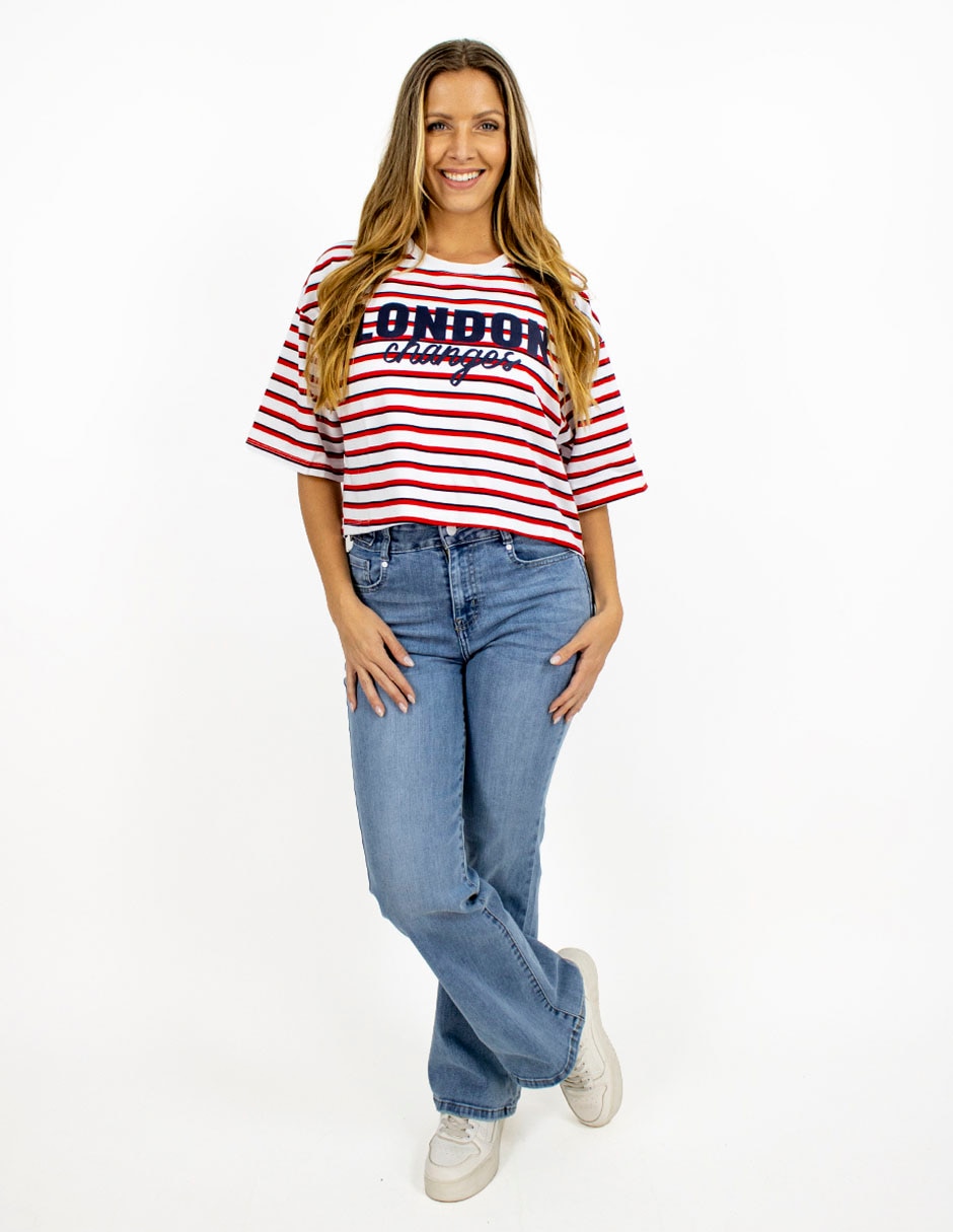 PLAYERA manga 3/4 SAILORMC cuello Redondo para mujer 4