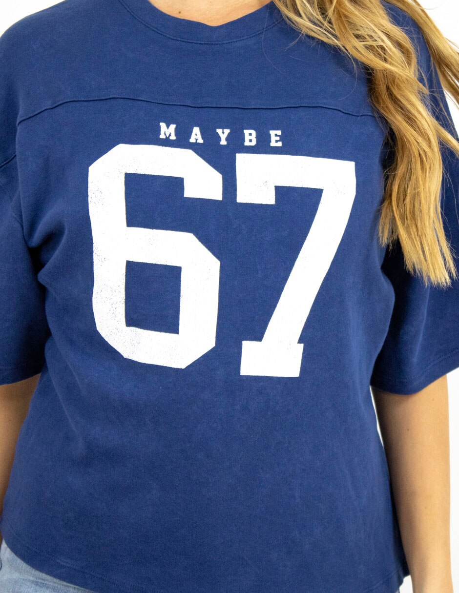 Playera manga corta cuello redondo para mujer 3