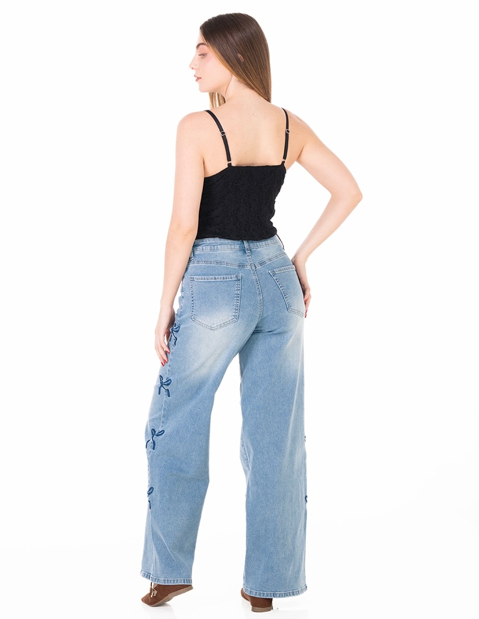 Jeans relaxed boot para mujer 3