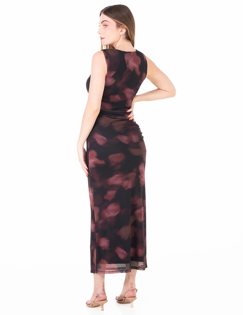 Vestido largo cocktail para mujer 3